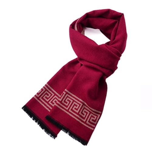 Mens Scarves Winter Warm Fashion Formal Classic Long Soft Scarf for Men Holiday Gift thumbnail 3