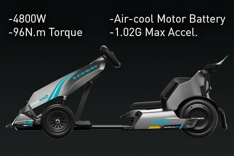 Segway Ninebot Gokart Pro and Gokart Pro 2, Electric Go Kart with Enhanced Safety Features, High-Speed Racing and Immersive Gaming Combo, Ultimate Drift Experience for Ages 14+, Up to 15.5 Miles thumbnail 5