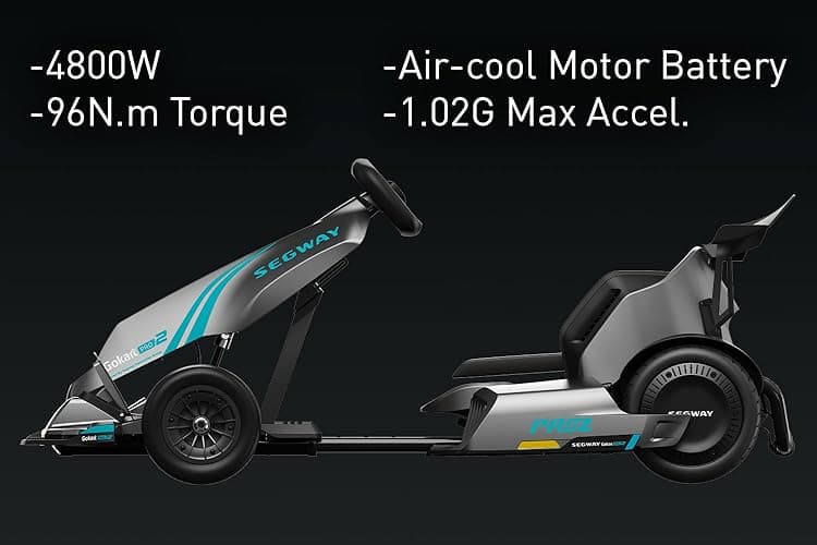 Segway Ninebot Gokart Pro and Gokart Pro 2, Electric Go Kart with Enhanced Safety Features, High-Speed Racing and Immersive Gaming Combo, Ultimate Drift Experience for Ages 14+, Up to 15.5 Miles thumbnail 6
