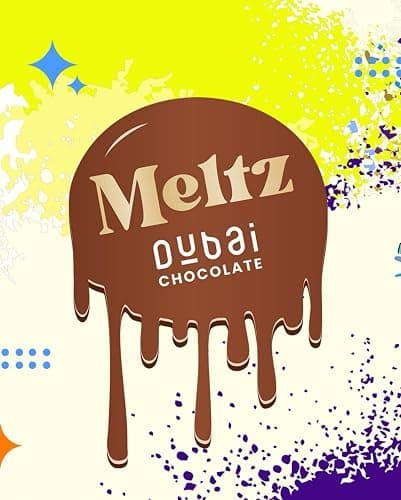 Meltz Premium Dubai Chocolate Bar 192g - Pistachio Kunafa Luxurious UEA Middle Eastern Delight - Milk Chocolate Pistachi KnaFeh - Perfect Dubai Sweets Treat Box Dairy Gift (pack of 1) thumbnail 8