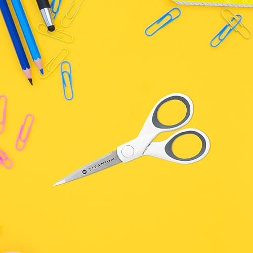 Westcott 5" Micro-Tip Fabric Scissors with Titanium-Bonded Blades - Ideal for Crafting, Sewing, and More thumbnail 2