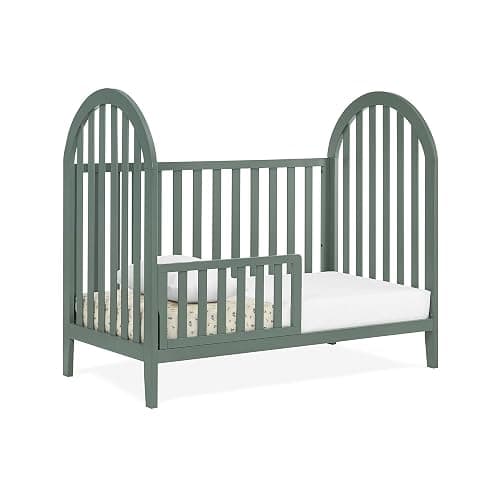 Delta Children Milano 4-in-1 Convertible Crib - Greenguard Gold Certified, Grassy Glen thumbnail 8