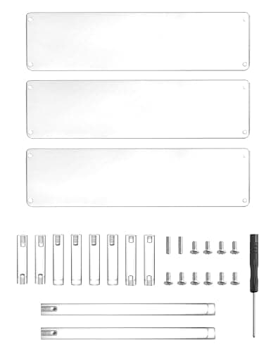 QWORK® Présentoir Acrylique à 3 Niveaux, 4mm d'épaisseur, 30x21x15cm - Présentoir Acrylique Transparent pour Figurines, Bijoux, Cupcake, Rouge à Lèvres, Vernis à Ongles, Épices thumbnail 7