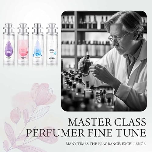 Elyven Baby Powder Perfume, Baby-Soft Perfume Spray, Elyven Fresh Scent Perfumes Fragrance Body, Long-lasting Moisture & Fragrance, Floral & Creamy Aroma for Women & Men (bloosms) thumbnail 4