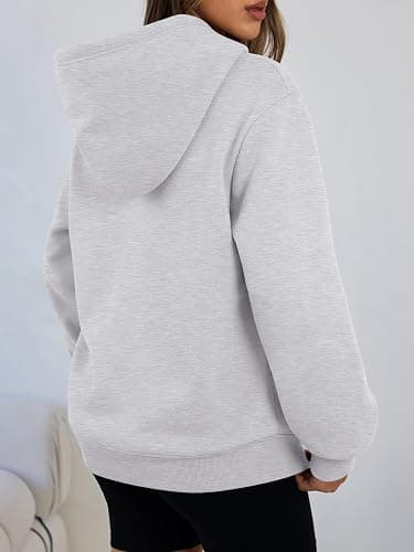 Trendy Queen Women's Winter Fleece Sherpa Lined Hoodie Casual Warm Pullover Hooded Sweatshirt thumbnail 4