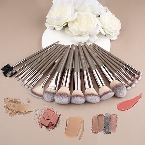 15pcs Professional Makeup Brushes Set Bag Foundation Eyelash Eyebrow Eyeshadow Cosmetic Make Up Tool Makeup Brush Tool Set Christmas, Halloween, Thanksgiving Gifts thumbnail 6