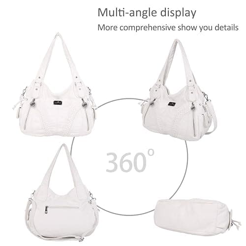 NICOLE & DORIS Woman Shoulder Bag Casual Crossbody Bag Shopper Soft PU Leather Handbag for Ladies Fashion Hobo Bag Large Capacity Tote Bag thumbnail 5