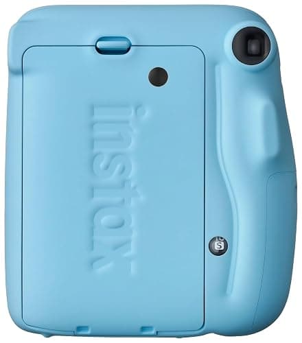 Instax Mini 11 Sofortbildkamera mit 1 x 10 Aufnahmen Sofortbildfilm-Patrone, automatische Belichtung, Selfie-Objektiv, Handschlaufe, Himmelblau thumbnail 5
