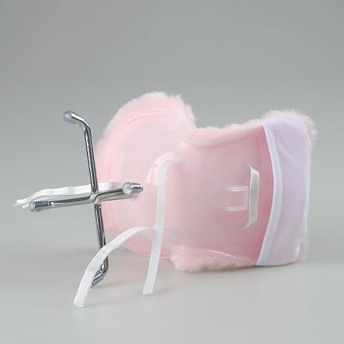 Doll Car Seat Compatible with Labubu, Chair for 3–8 inch Dolls - Adjustable Safety Strap, Air Vent Clip & Desktop Stand, Soft Cushion, Cute Car Ornament Gift for Collectors & Fans (Pink) thumbnail 8