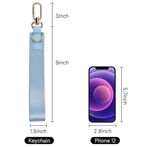 Mum's memory Wristlet Keychain for Women and Men，Key Chain Holder，Wrist Lanyard for Keys. thumbnail 3