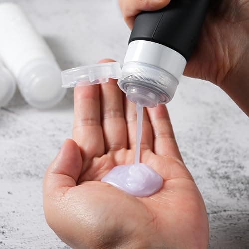 Zafit 18 Pack travel Bottles for Toiletries, TSA Approved Silicone Travel Containers Leak Proof Refillable Travel Accessories for Shampoo Conditioner Lotion Body Wash(Multicolored G) thumbnail 6