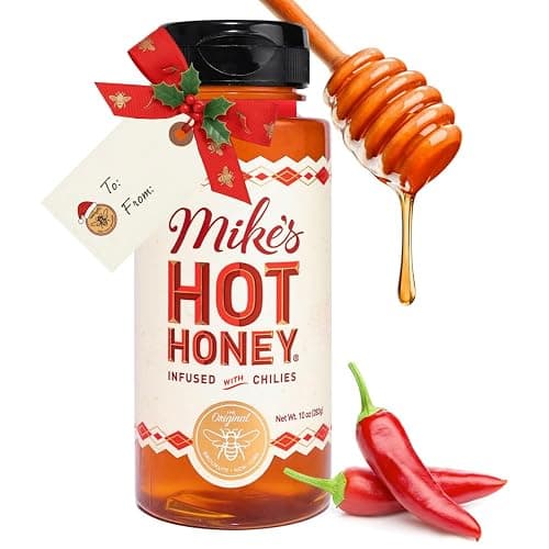 Mike's Hot Honey, America's #1 Brand of Hot Honey, Spicy Honey Infused with Chili Peppers, Certified Kosher, Gluten-Free, Paleo-Friendly, Sweet Heat, Perfect for Hot Sauce Lovers (10oz Bottle, 1 Pack) - Image 1
