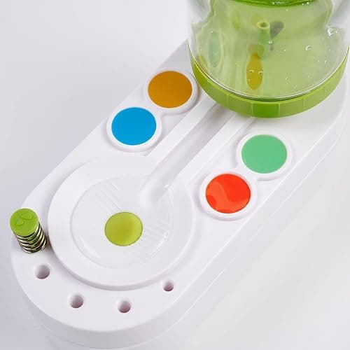 2025 Upgraded Paint Brush Cleaner Brush Rinser Water Circulation(Pre Assembled), Watercolor/Oil and Water-Based Paint Brush Cleaner Tool, Gift for Adults Artist Beginners - Green--upgraded thumbnail 7