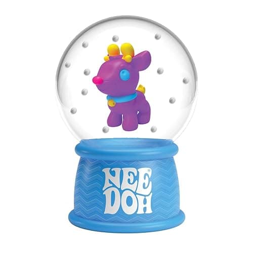 Schylling NeeDoh Squishmas Squish N' Snow Globes - Christmas Squeeze Toy - Assorted Colors - Ages 3 to Adult (Pack of 1) thumbnail 4