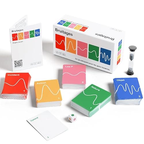 Asmodee - BRUITAGES - Jeu de Société d’Ambiance Drôle & Rapide – Party Game de Bruitages + Mimes Mains Derrière Le Dos – Soirées Famille & Amis dès 14 Ans – 2+ Joueurs - 30 Min - en Français - Image 1