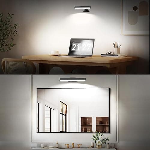 4Pack Wireless Picture Light with Remote,Battery Operated Wall Sconces for Wall Decor,3 Color Timer&Dimmable Paintings Light LED Art Display Lamp Picture Frame Light for Artwork Posters Gallery-Black thumbnail 6