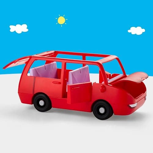 PEPPA PIG Peppa's Big Family Car with 2 Figures (Fits 5), Toy Car Playset for Girls and Boys 3 and Up thumbnail 9