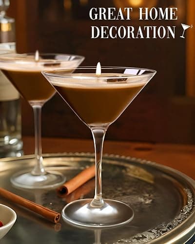 Vaiheng Martini Coffee Candles Gifts for Women, Scented Candles Unique Gifts for Women,Funny Cute Cool Cereal Soy Wax Candle for Home, Bedroom,Coffee Bar Scented for Christmas, Birthday,Halloween thumbnail 4