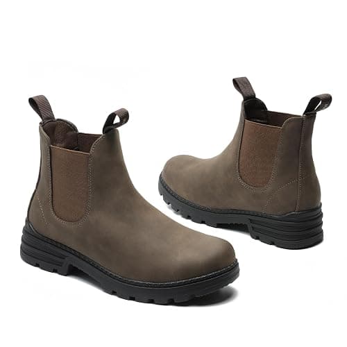 Cestfini Outdoor Chelsea Hiking Boots For Women | Slip-on lightweight design, water-resistant, non-slip, cushioned comfort for all-day wear thumbnail 4