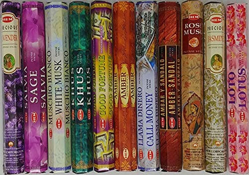 HEM Incense Sticks – 12 Box Variety Pack (240 Sticks Total, 20 Sticks per Box) | Long Lasting Fragrance | Meditation, Relaxation, Yoga, Aromatherapy & Home Fragrance thumbnail 7