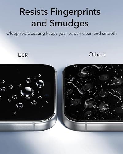 ESR 3 Pack for iPhone 17 Pro Max Privacy Screen Protector, Classic | Easy One-Pull Installation, 2X Impact Absorption, Anti-Spy, Full-Coverage Protection, UltraFit Tray, 9H Tempered Glass thumbnail 7