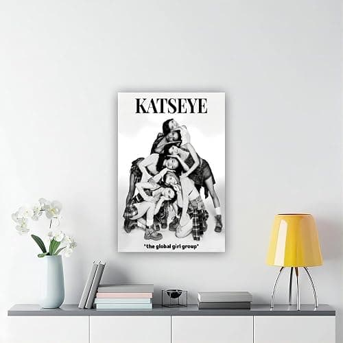 KATSEYE (11) Canvas Poster Bedroom Decor Sports Landscape Office Room Decor Gift Frame-style 24x36inch(60x90cm) thumbnail 6