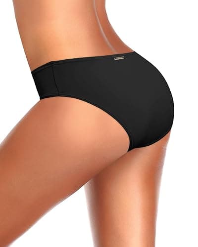 Zmart Women Standard Strappy Bikini Bottoms Full Coverage Bathing Suit Cutout Swim Low Rise Swimsuit Bottom thumbnail 5
