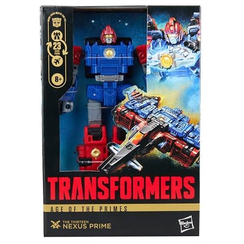 Transformers Age of the Primes The Thirteen Nexus Prime, Voyager Class 6-Inch Converting Action Figure, Robot Toys for Ages 8+ | Transformers Age Of The Primes 7 Inch Action Figure Voyager Class (2026 Wave 2) - The Thirteen Nexus Prime thumbnail 2