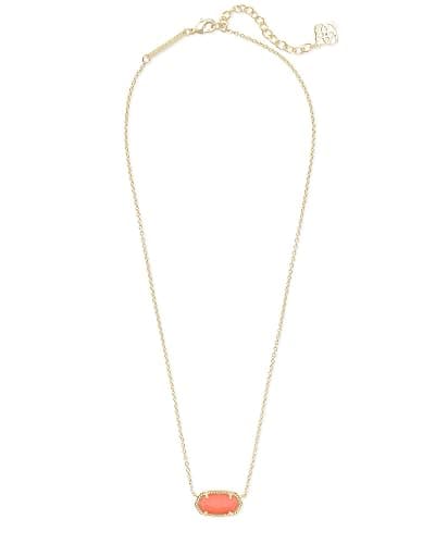 Kendra Scott Elisa Pendant Necklace for Women, Fashion Jewelry, 14k Gold-Plated thumbnail 2