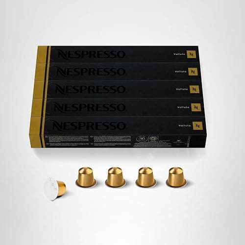 Nespresso Capsules Original Line, Volluto, Mild Roast Espresso Coffee, 50-Count Coffee Pods thumbnail 2