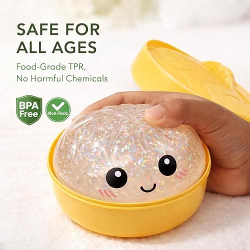 Glitter Dumplings - Rainbow Glittering Dumpling Squishy Mystery Box，Mystery Dumplings Squishy Glitter (Blind Box) thumbnail 4