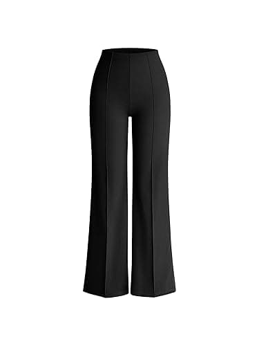 OQQ Women Wide Leg Pants High Waist Casual Pants Clothes Outfits | Fall, Soft Comfortable Feel, 4-Way Stretch, Yoga, Work & Casual Wear - Image 1