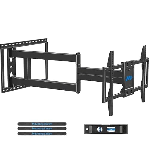 Mounting Dream Long Arm TV Wall Mount Full Motion TV Mount for 42-94" TVs | Wall Mount TV Bracket with 40" Extension Arm, Swivel & Tilt, Fits 16", 18", 24" Studs, Max VESA 800x400mm, Holds up to 150lbs - Image 1