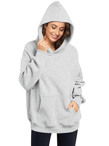 Baonmy Oversized Hoodies Fleece Sweatshirts Women Hoodies Long Sleeve Sweaters with Pocket Fall Clothes thumbnail 4