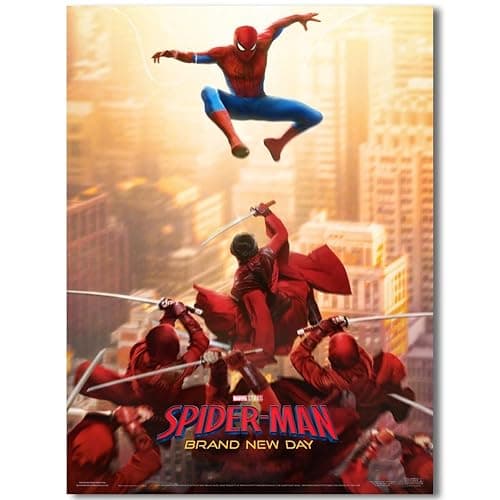 MGZFEZN Spider-Mon Brand New Day Poster For Fans Kids Room Bedroom Wall Decor-Movie Spiderman Posters Canvas Prints Picture For Teen Boy Girls Gifts - Image 1