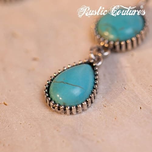 Rustic Couture's Western Necklace Earrings Jewelry Set for Women thumbnail 7