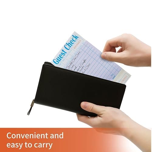 ZPARIK 6 Pack Purple Guest Checks Books for Servers Server Note Pads, Waiter Checkbook, Waitress Notepad for Restaurants, Paper Checks 50 Sheets/Pack, 300 Total Tickets thumbnail 6