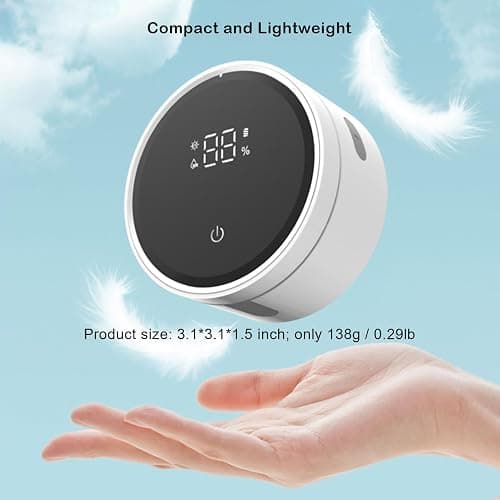 Toothbrush Holders Cleaner & Dryer for Bathroom - Mirror Wall Mounted [Rechargeable, Auto Sensor Open/Close Lid, LED Smart Screen] Adhesive Electric Tooth Brush Razor Holder with Cover for Home Travel thumbnail 7