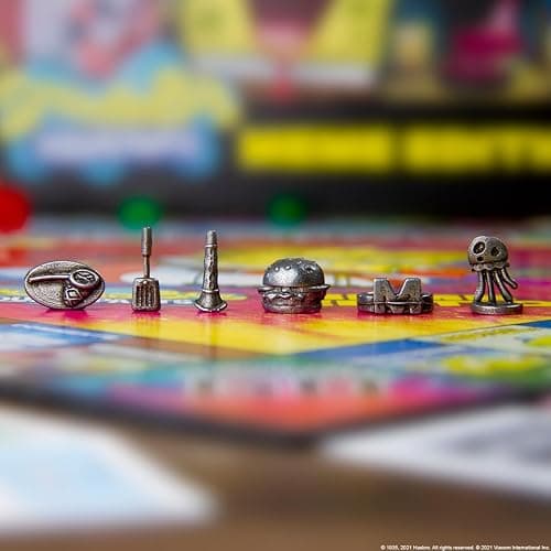 Monopoly Spongebob Squarepants Meme Edition | Based on Nickelodeon Show | Featuring Familiar Memes of Locations, Episodes, and Characters | Officially-Licensed & Collectible Monopoly thumbnail 6