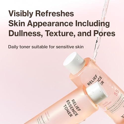 YUMU Licorice Relief Essence Toner for Sensitive Skin, Niacinamide, Panthenol, Fragrance-Free, Soothing & Hydrating (255ml / 8.62 fl. oz.) thumbnail 5