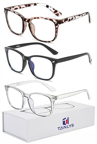 Tanlys Blue Light Blocking Glasses fors Men Women - Image 1