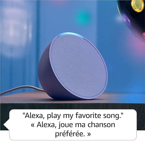 Amazon Echo Pop (newest model), Our smallest Alexa speaker, Fits in any room, Midnight Teal thumbnail 2