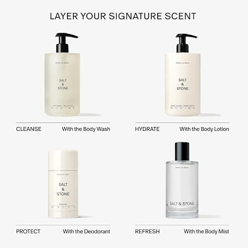Salt & Stone Body Wash for Women & Men | Neroli & Basil | Hydrating Gel Cleanser | Clean & Soften Skin | Made with Niacinamide & Hyaluronic Acid | Free From Parabens, Sulfates & Phthalates 15.2 fl oz thumbnail 7