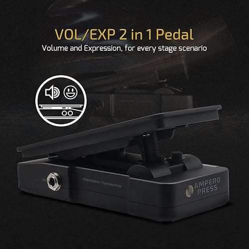 Hotone Volume Expression 2 in 1 Guitar Effects Pedal Passive EXP Ampero Press Guitar Pedal thumbnail 2