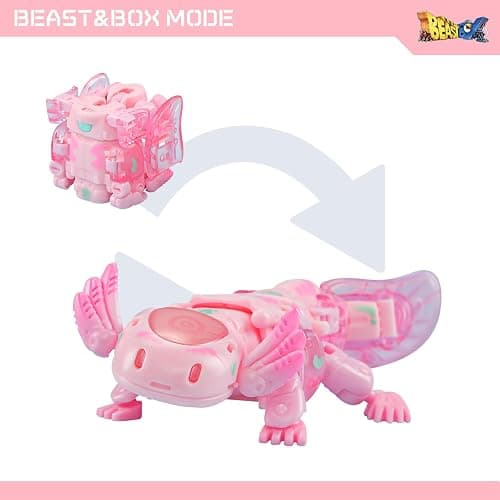 52TOYS BEASTBOX BB-63A Heatmiser Deformation Toys Action Figure, Converting Toys in Mecha and Cube, Perfect Birthday Party Gift for Teens and Adults, Based on Hexagonal Arowana thumbnail 4