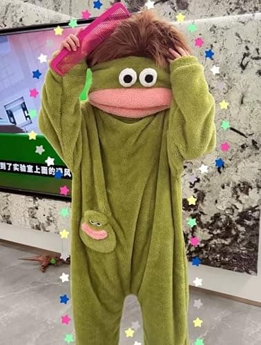 Big Mouth Monster Onesie Silly Monster Onesie Plush Onesie Cozy Loungewear thumbnail 2