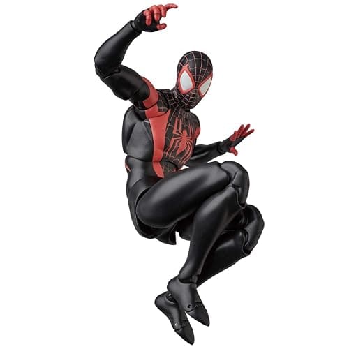 MEDICOM TOY MAFEX No. 276 MAFEX SPIDER-MAN Miles Morales Spider-Man Morales COMIC RENEWAL Ver., Total Height: Approx. 6.3 inches (160 mm), Non-scale, Painted Action Figure thumbnail 3