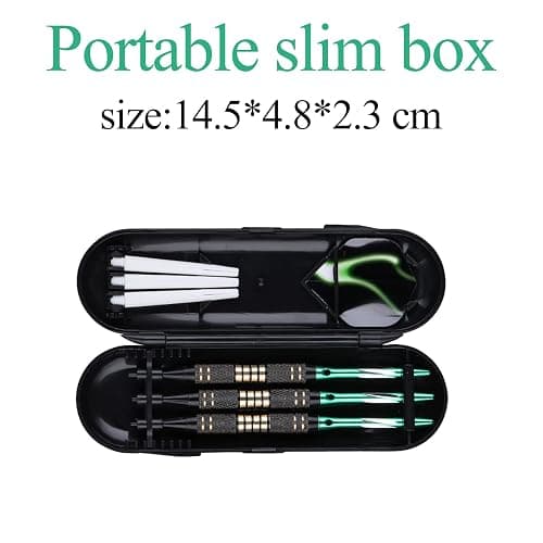 sanfeng Soft tip Darts Set 18/20 Grams - Professional Darts Plastic Tip with Brass Barrel + Aluminum Shafts + 50 Rubber o-Ring + 6 Flights +50 Soft Tips for Electronic Dartboard thumbnail 7