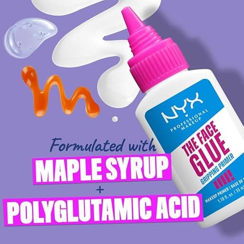 NYX Professional Makeup Primer, The Face Glue Primer, Gripping Primer for Face, Up to 24 Hour Hydration and Makeup Wear, Polyglutamic Acid, Non-Comedogenic, 35ml thumbnail 5