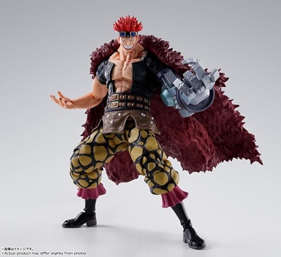 TAMASHII NATIONS - One Piece - Eustass Kid -The Raid on Onigashima- S.H.Figuarts Action Figure | One Piece The Raid on Onigashima 7 Inch Action Figure S.H. Figuarts - Eustass Kid thumbnail 4